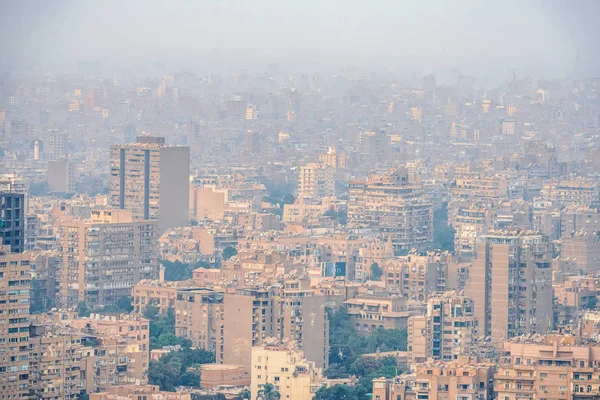 2018 Cairo Egito Vista Panorâmica Parte Central Empresarial Cidade Partir — Fotografia de Stock