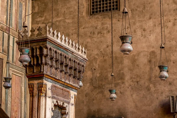 2018 Cairo Egipto Increíblemente Hermoso Impresionante Altar Gran Mezquita Antigua — Foto de Stock