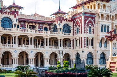 1930'lu yıllarda Türk ve Floransa stilleri bir palmiye Park Kraliyet Sarayı dekorasyon güneşli bir parçası