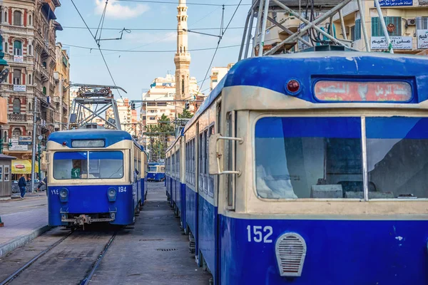 2018 Alexandrie Égypte Les Rues Une Ancienne Ville Africaine Remplie — Photo