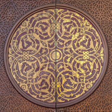 Eski bir Arap Camii içinde muhteşem desenleri