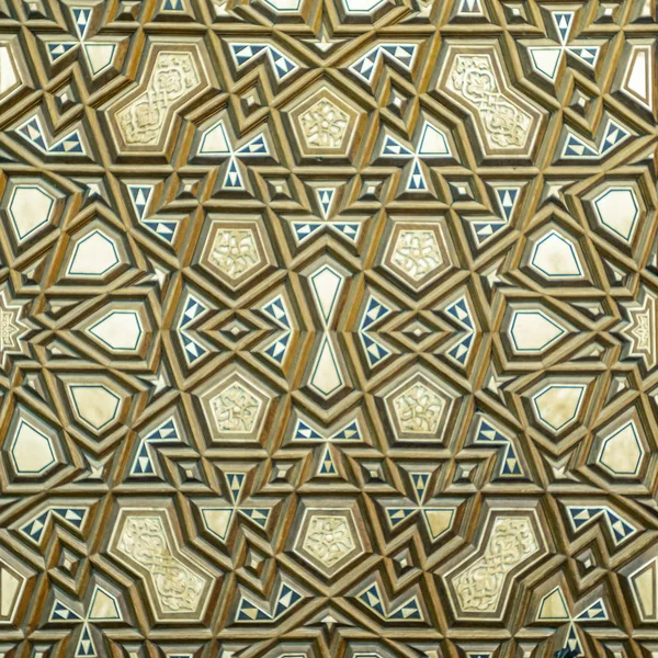 Magnificent Patterns Ancient Arab Mosque — Stock Photo, Image