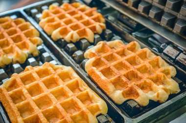 lezzetli ve kızarmış Viyana gözleme