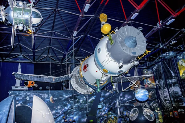 2019 Zhytomyr Ucrania Instalación Nave Espacial Soviética Soyuz Museo Espacial —  Fotos de Stock