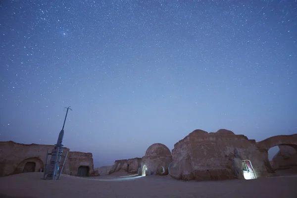 Star Wars Mos Espa spaceport, built in the desert for filming 4th episode of star wars movie in Tozeur, Tunisia - Image