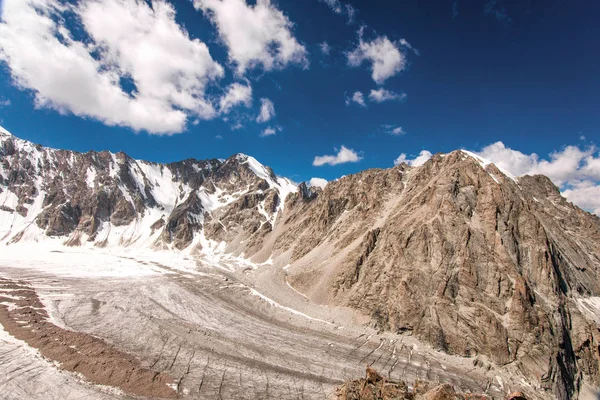 View Height Top Mountains Glacier — Stock Photo, Image