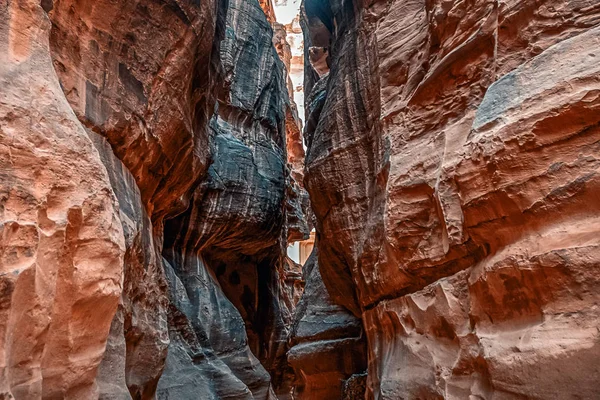 Narrow Incredibly Impressive Beautiful Mystical Rocky Canyon Sik Heading Perth — Stock Photo, Image