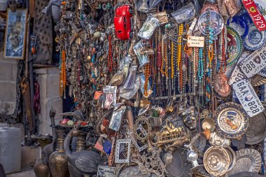 19/02/2019 Amman, Ürdün, Amman eski kentin kalbindeki bit pazarına karşı