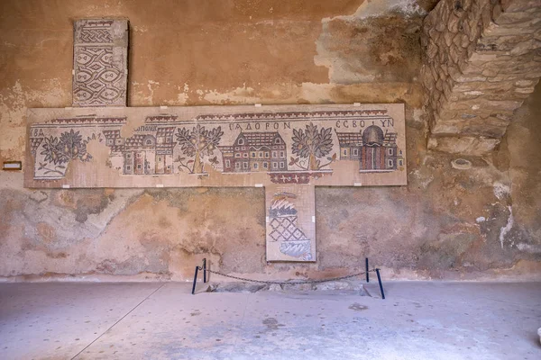 Antiguo Mosaico Griego Museo Arqueológico Ciudad Árabe —  Fotos de Stock