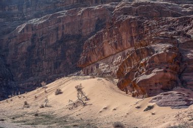  Ürdün çölünde Wadi Rum inanılmaz ay manzara . Wadi Rum ay vadisi olarak da bilinir, Ürdün - Resim