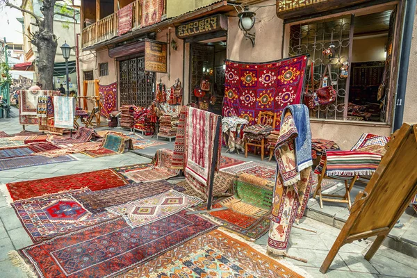 2019 Georgia Tiflis Venta Alfombras Georgianas Tradicionales Las Calles Capital — Foto de Stock