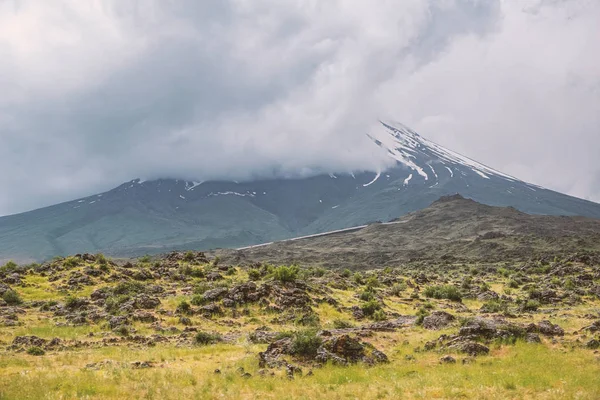 Vista Sobre Nublado Monte Ararat Desde Lado Iraní Cerca Soraya — Foto de Stock
