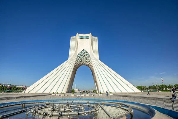 2019 Teheran Iran Uitzicht Toren Van Azad Voorheen Bekend Als — Stockfoto