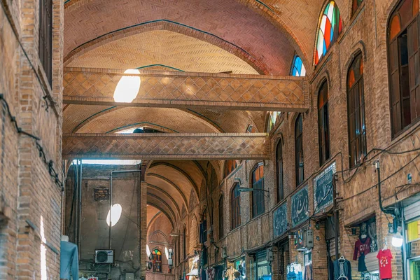 2019 Teerã Província Teerã Irã Ruas Lotadas Grande Bazar Teerã — Fotografia de Stock