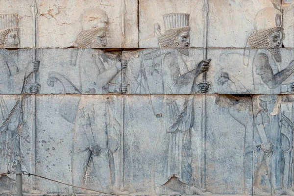 Ancien Inscriptions Walls Persepolis Ancient Capital Old Persian Achaemenid Empire — Stock Photo, Image