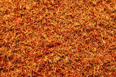 Kapalıçarşı pazarından kurutulmuş portakal lı Türk safranının arka planı