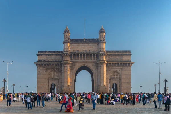 2020 Mumbai India Gateway India Arco Monumento Utilizzato Come Ingresso — Foto Stock