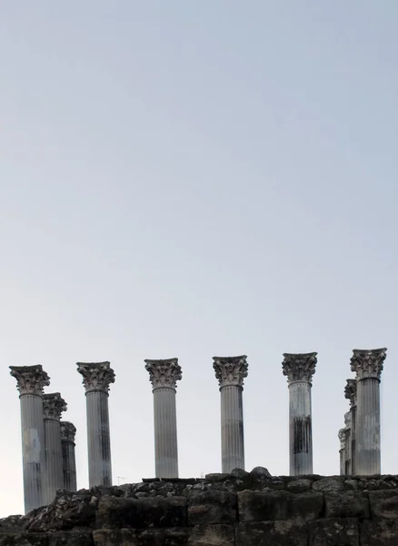 Roman Columns Cordoba Spain — Stock Photo, Image