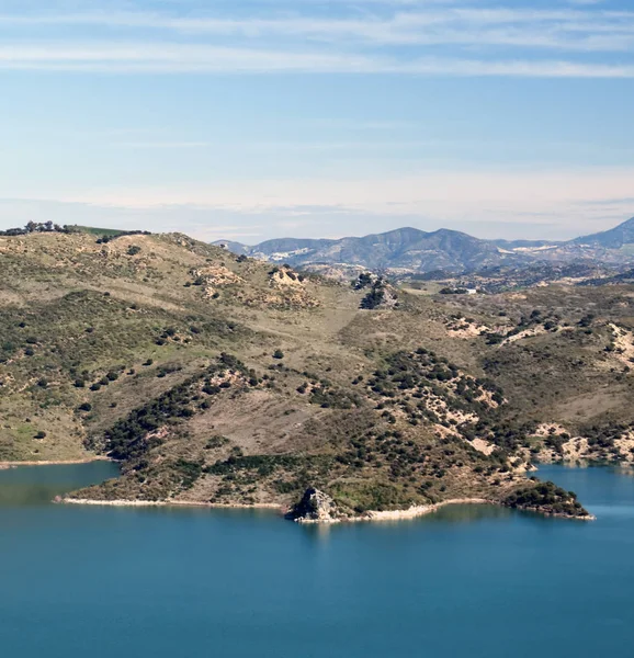 Lake Located Town Zahara Sierra Spanish Province Cadiz Coast Mountain — Stock Photo, Image