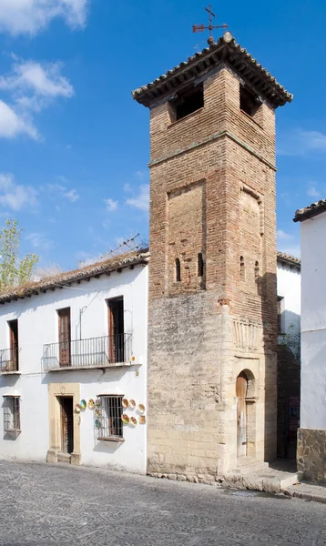 Clocher Arabe Situé Ronda Espagne — Photo