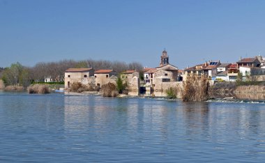 nehir duero zamora şehir alt ile duvar ve kilise kentin bkz: 