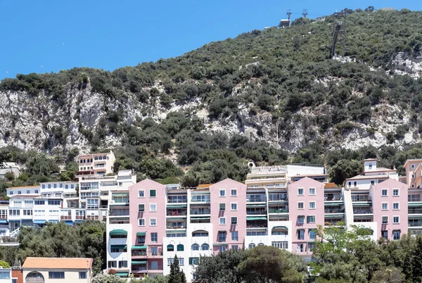 Case Situate Sulle Pendici Del Monte Gibilterra — Foto Stock