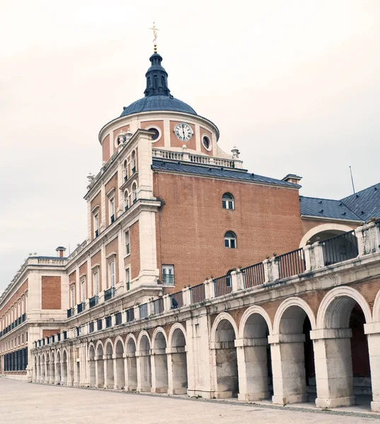 Fachada Una Parte Del Palacio Real Aranjuez — Foto de Stock