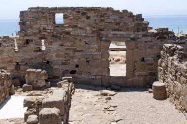 Cadiz İspanyol il Baelo Claudia kalıntıları 