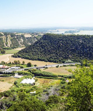 Cadiz İspanyol şehir içinde Vejer dağlarında