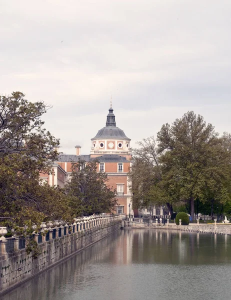 Fachada Uma Parte Palácio Real Aranjuez — Fotografia de Stock