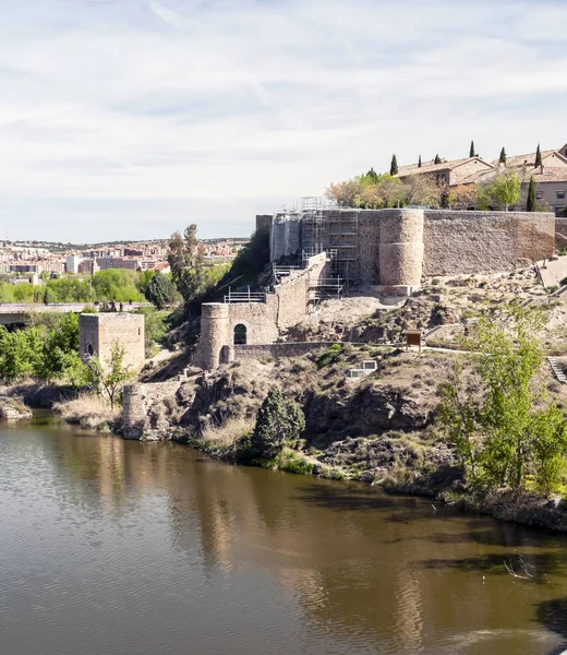 Mountains Surrounding River Targus Toledo — Stock Photo, Image