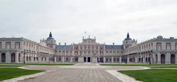 Facade Part Royal Palace Aranjuez — Stock Photo, Image