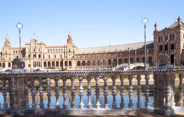 Plaza Van Spanje Sevilla — Stockfoto