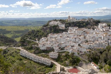 Casares Andalusia dağlarında