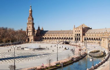 Seville İspanya'nın Plaza