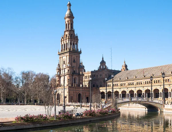 Plaza Van Spanje Sevilla — Stockfoto