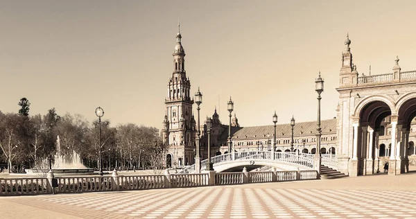 Plaza Van Spanje Sevilla — Stockfoto