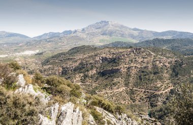 Frigiliana Andalusia içinde dağlarında