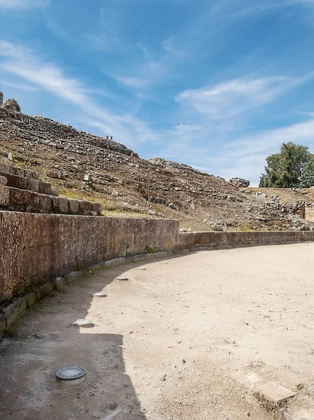 西班牙梅里达市的罗马废墟 — 图库照片