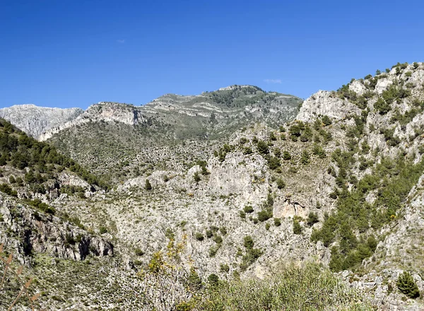 Montañas Frigiliana Andalucía — Foto de Stock