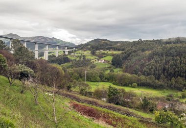 İspanya Asturias dağlarında