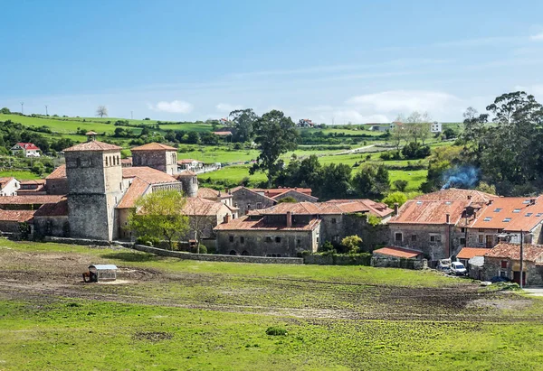 Villaggio Santillana Del Mar Nel Nord Della Spagna — Foto Stock