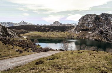 İspanya Asturias dağlarında