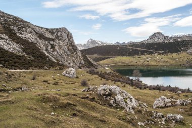 İspanya Asturias dağlarında