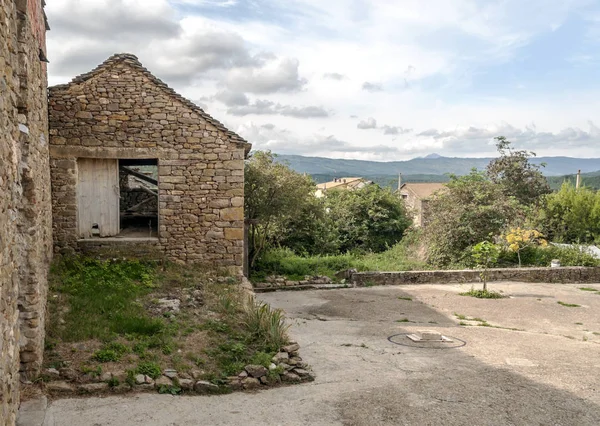 Casa Ruinas Gillue Pueblo Las Montañas Los Pirineos —  Fotos de Stock