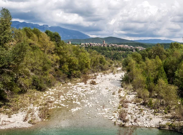 Řeka Ainse Pyrenejských Horách — Stock fotografie