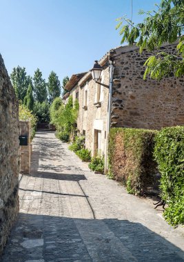 Katalonya 'daki Peratallada Köyü