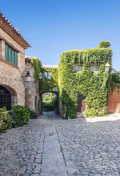 Aldeia Peratallada Catalunha — Fotografia de Stock