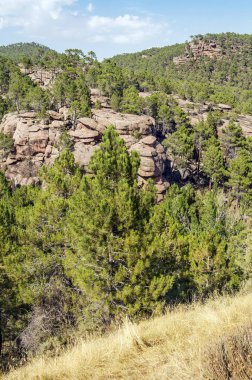 Teruel Albarracin dağlarında