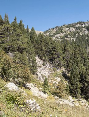 Pireneler 'deki Benasque vadisindeki dağlar